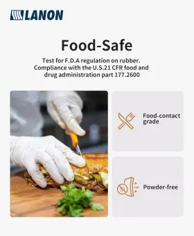 LD01 TECHNOLOGY CO Lanon Food Safe Disposable Nitrile Gloves #3