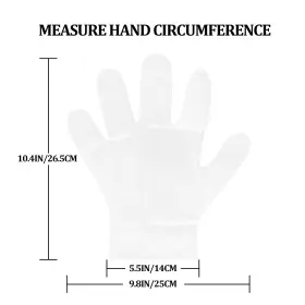 637045221512 TEIVIO Disposable Gloves Kitchen Cooking Food #2