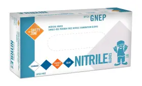 763583600769 THE SAFETY ZONE Nitrile Exam Gloves Disposable #2