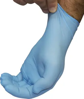 GNPR-XL-1E THE SAFETY ZONE Powder Disposable Nitrile Gloves