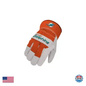 B07Z8G9MPN THE SPORTS VAULT Nfl Miami Dolphins Closer Gloves