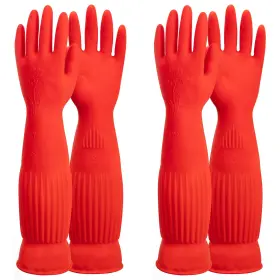 XLST016L THXTOMS Rubber Dishwashing Cleaning Gloves Fleece