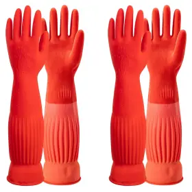 XLST016S THXTOMS Rubber Dishwashing Cleaning Gloves Fleece