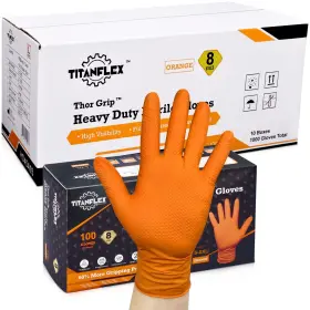 810112470253 TITANFLEX Thor Grip Nitrile Gloves