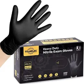 810112470451 TITANFLEX Disposable Nitrile Exam Gloves Box Hea