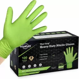 810112472370 TITANFLEX Thor Grip Nitrile Gloves Box