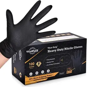 810112472615 TITANFLEX Thor Grip Nitrile Gloves