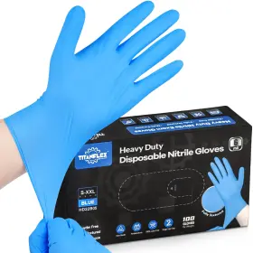 HD22B03 TITANFLEX Disposable Nitrile Gloves Box