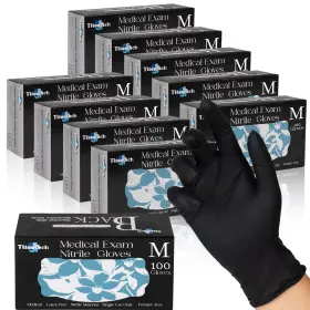 B3-XYT1-4E2S TITENTECH Gloves Disposable Latex Medical Mil