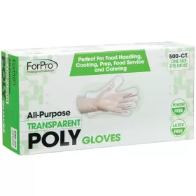 140762 TNG WORLDWIDE Forpro Disposable Poly Gloves Food