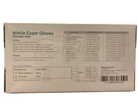 141404023 TOPTOLIFE Nitrile Exam Gloves Powder Finger #2