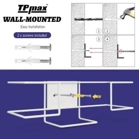 769361235321 TPMAX Gloves Box Facial Tissue Holderwire Rack #3