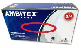 NSM200BLK TRADEX GLOVES Powder Nitrile