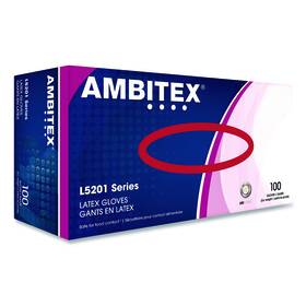 LSM5201 TRADEX INTERNATIONAL Powder Latex Gloves Mil Cream