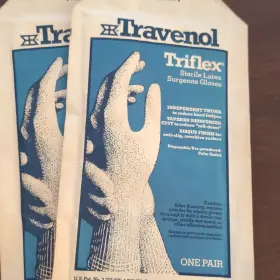 2D7154 TRAVENOL Triflex Sterile Latex Surgeon Gloves
