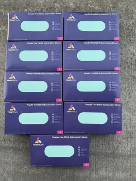 25010029 TRINITYMDV Powder Nitrile Examination Gloves