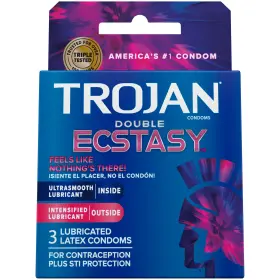 HP-TJ01961 TROJAN Double Ecstasy Condoms Latex Contraception