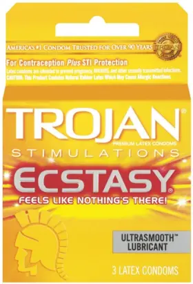 HP-TJ94721 TROJAN Stimulations Ecstasy Condoms Ultrasmooth