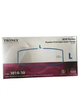 3010-30 TRONEX Latex Exam Gloves Powder Pack
