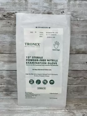 9036STR-20 TRONEX Single Sterile Nitrile Exam Gloves #2