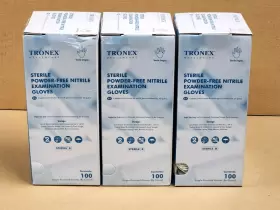 9044STR-30 TRONEX Sterile Powder Nitrile Examination Gloves
