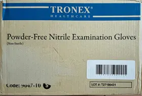 9047-10 TRONEX Powder Nitrile Exam Gloves #3