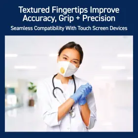 726893116726 TRUSTEX Medical Exam Gloves Latex Powder #3