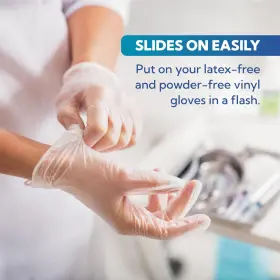 724456498371 TURBA Latex Disposable Gloves Single Powder Glo #2