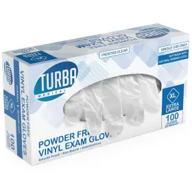 724456498371 TURBA Latex Disposable Gloves Single Powder Glo