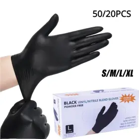 445043214268 TURBO-ROOFINDS Disposable Nitrile Gloves Latex #2