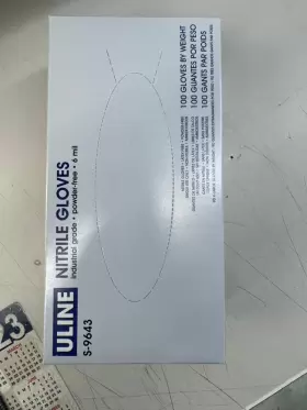 S-9463M ULINE Nitrile Gloves Mil