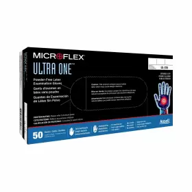 UL-315-M ULTRA ONE Latex Cuff Exam Glove #2