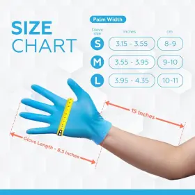 195893178544 UNIGROUP CARE Nitrile Gloves Pack Food Safe Exa #2