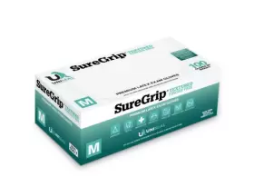 035-5 UNISEAL Latex Exam Gloves Suregrip Box