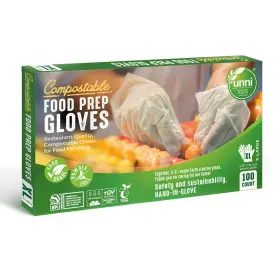 SP-A5-D-SF UNNI Compostable Food Gloves Handling