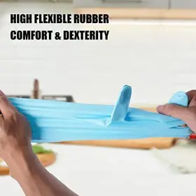 652890005360 URBANSEASONS Dishwashing Rubber Gloves Cleaning #3
