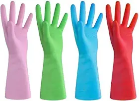 652890005360 URBANSEASONS Dishwashing Rubber Gloves Cleaning