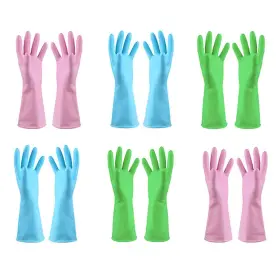 606993685486 URSMART Dishwashing Household Gloves Rubber Fo