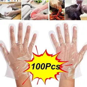 744110739497 USA-VIRALFINDS Disposable Gloves Transparent Eco