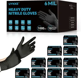 445046520533 UYKKE Mil Nitrile Gloves Disposable Latex Rubber