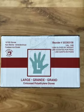 303363108 VALUGUARDS Valugards Embossed Poly Disposable #2