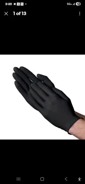 A16A3-A19A3 VANGUARD Vguard Nitrile Disposable Gloves Powder