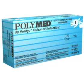 PM104 VENTYV Polymed Latex Exam Gloves