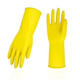 HH4601-Y-M VGO Rubber Dishwashing Gloves Sleeve