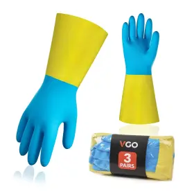 NP2140P3-UN-BLY-L VGO Dishwashing Gloves Kitchen Washing