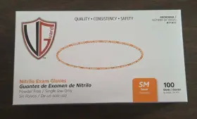 A11A11 VGUARD Powder Nitrile Mil Exam Gloves