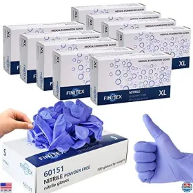 60151-S-BLUE VISIT THE FINITEX STORE Nitrile Exam Gloves