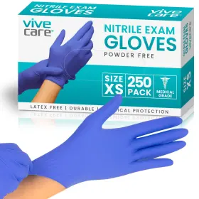 810178882274 VIVE CARE Powder Nitrile Exam Gloves Disposable