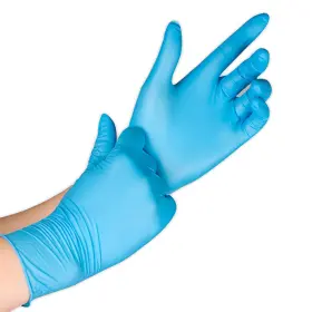 753466151976 VOS Disposable Gloves Latex Rubber Box Foo
