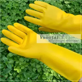 768497339729 VSOOTAL Household Cleaning Gloves Rubber Kitchen #2